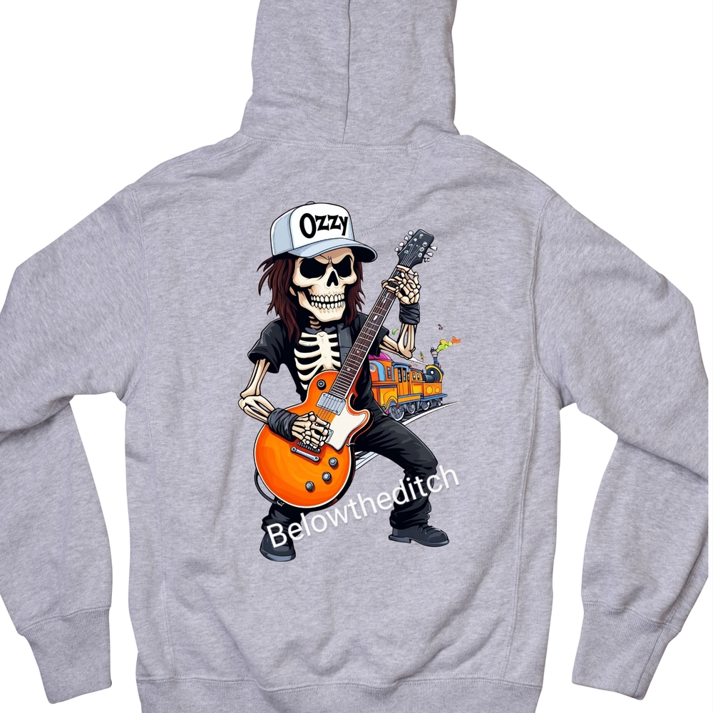 Gray Graphic Hoodie